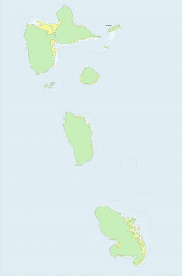 Carte Petites Antilles